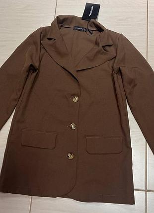 Жіночий піджак plt шоколадного кольору