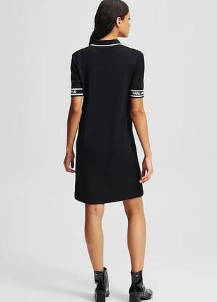 Платье черное karl lagerfeld 9