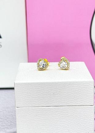 Сережки «серце» 6