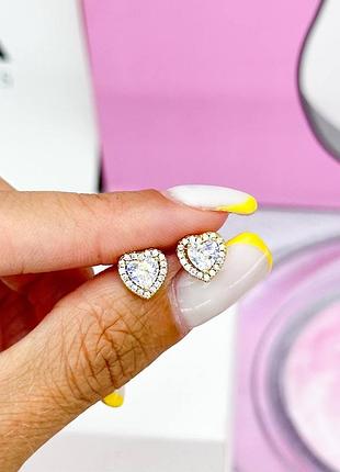 Сережки «серце» 5