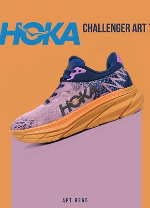 Кроссовки hoka challenger art 7 purple navy