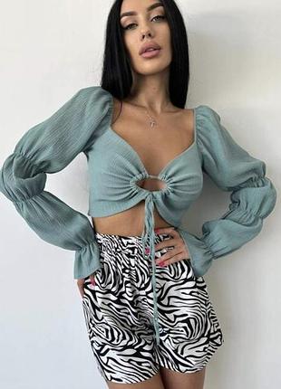 Невероятный качественный стильный топик топ блуза