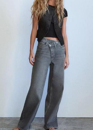 Трендові джинси zara wide leg