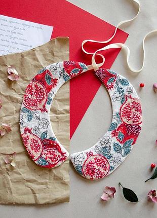 Набір для вишивання хрестиком " комірець "гранатова спокуса"