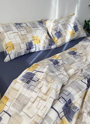 Комплект постельного белья ранфорс постельное белье ранфорс евро семейный двухспалка полуторачка