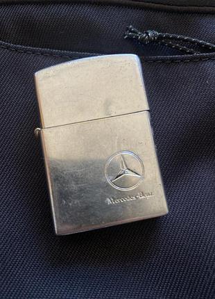 Зажигалка zippo с логотипом mercedes-benz мерседес бенз