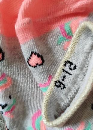Короткі шкарпетки носки на дівчинку primark 2