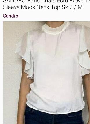 Кофточка, блузка французский бренд sandro paris оригинал размер s,m