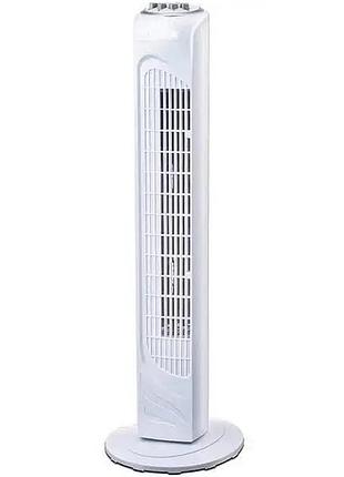 Вентилятор напольный domotec ms-1627 7624, белый