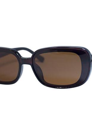 Женские солнцезащитные очки с поляризацией polarized, коричневые p314-2