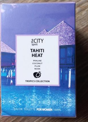 The city spirit tropics tahiti heat туалетная вода женская, 100 мл