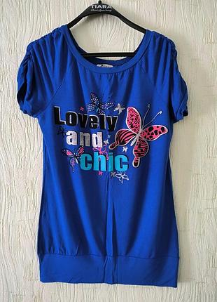 Футболка женская удлиненная