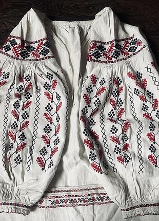 Вишиванка старовинна льон