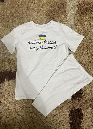 Костюм для дівчинки літній футболки лосіни