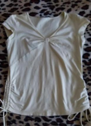 Футболка женская лимонного цвета / м р.