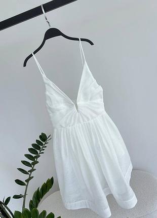 Брендова жіноча святкова коротка сукня плаття на бретельках