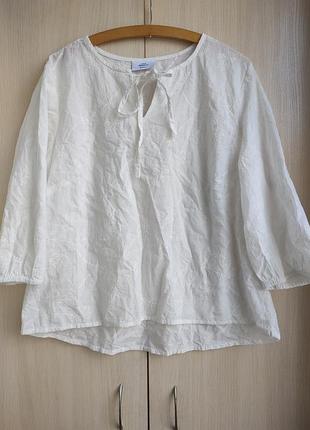 Хлопковая блуза оверсайз.