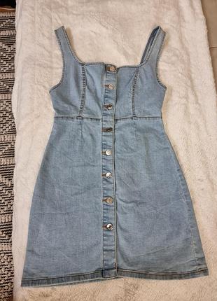 Джинсова сукня джинсовий сарафан denim