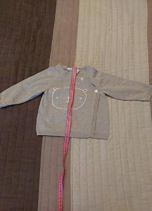 Кофточка, распашонка на малышей 6/9 мес