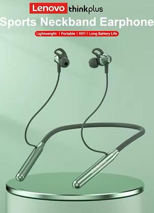 Вакуумні бездротові навушники lenovo thinkplus xe05 bluetooth з мікрофоном для бігу та для спорту