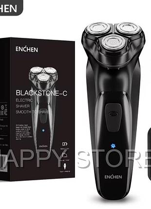 Електробритва xiaomi enchen blackstone c 3d плаваюче лезо миється usb зарядка акумуляторна бритва