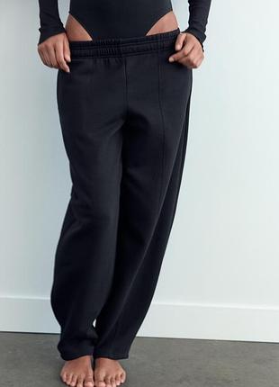 Женские утепленные джоггеры zara