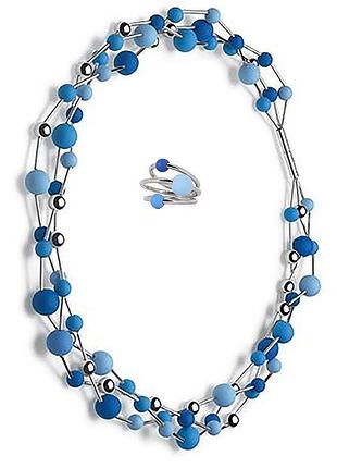 Распродажа комплект swatch колье + кольцо дизайнерская бижутерия швейцария