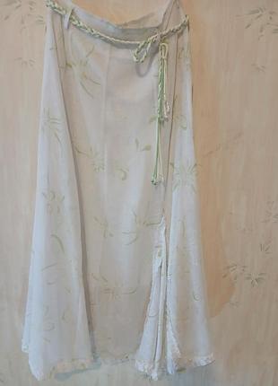 Юбка белая на лето