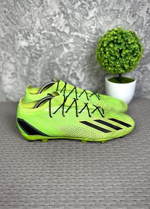 Adidas бутсы копы сороконожки 45-46 размер футбольные салатовые