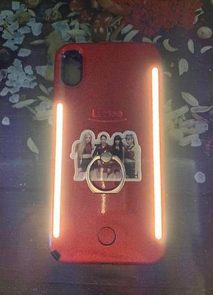 Селфи чехол lumee для iphone xr-xr max оригинал.