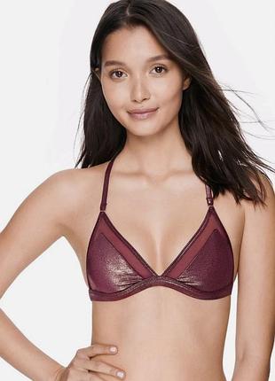 Бюстгальтер бралет бургундия victoria secret