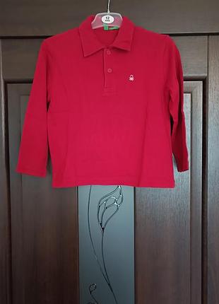 Кофта поло свитшот united colors of benetton на 4-5 лет