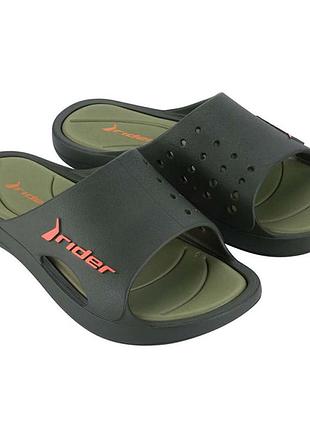 Чоловічі шльопанці rider 9744 43 колір хакі