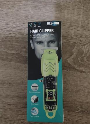 Машинка для стриження волосся hair clipper hls-to8 прозора акумуляторн
