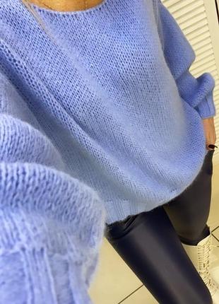 Теплий мохеровий светр італія люкс якість
