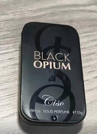 Твердый парфюм black opium