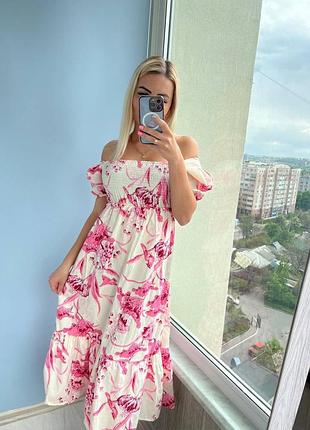 Женский миди сарафаны