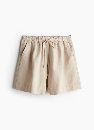 Шорти h&m в складі льон