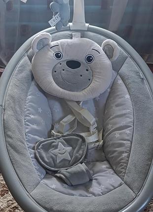 Укачивающий центр для младенцев от 0+мес. до 9 кг " baby rocker" польского производства smiki