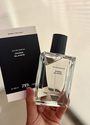 Чоловічий парфум zara warm glance 100 ml нові розпакована