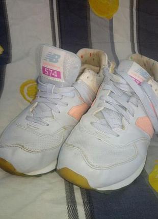 Кросівки жіночі new balance wl574bwa, 37,5