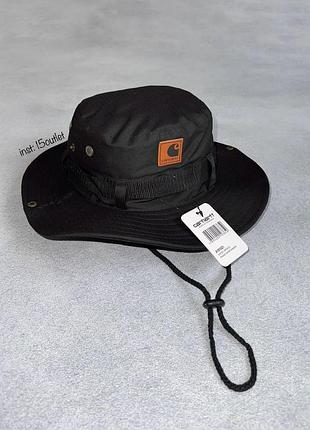Панама carhartt wip regular fit панамка кархарт кепка чорна