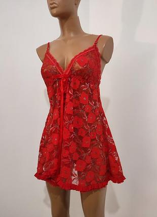 Красивое ажурное неглиже,пеньюар