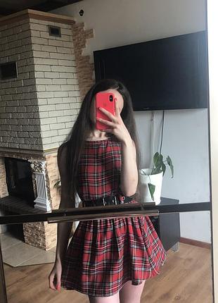 Платья в клетку