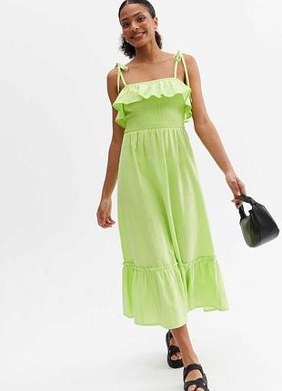 Лляний сарафан сукня плаття new look льон