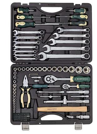 Набор инструментов 110пр.1/4''&1/2''(6-гран)(5-32мм) rockforce rf-41101-5