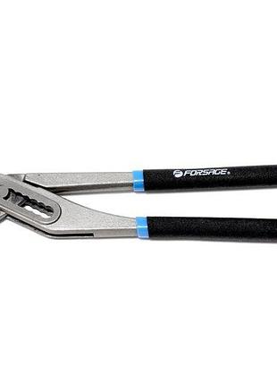 Пассатижи переставные сантехнические cr-v 9.5"-240мм, в блистере forsage f-613b240