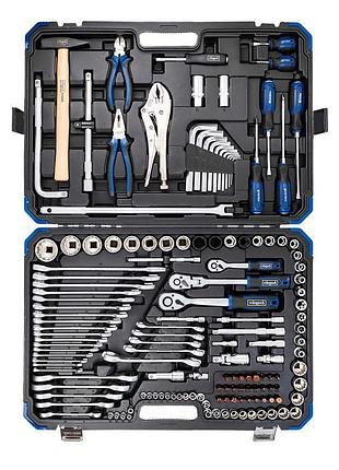 Набор инструментов, 1/2",3/8", 1/4" (142+6 предметов) scheppach sch-41421-5 gold