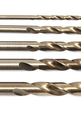 Сверло по металлу 4.5мм hss (10шт), в пластиковом футляре forsage f-dsp45