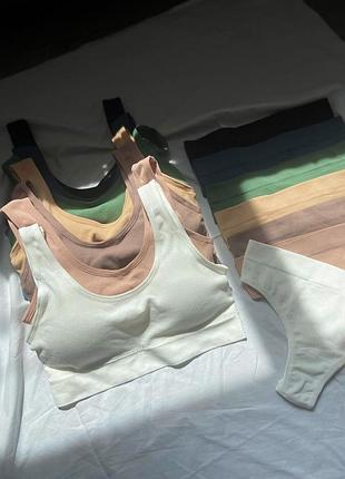 Комплект топ + трусики